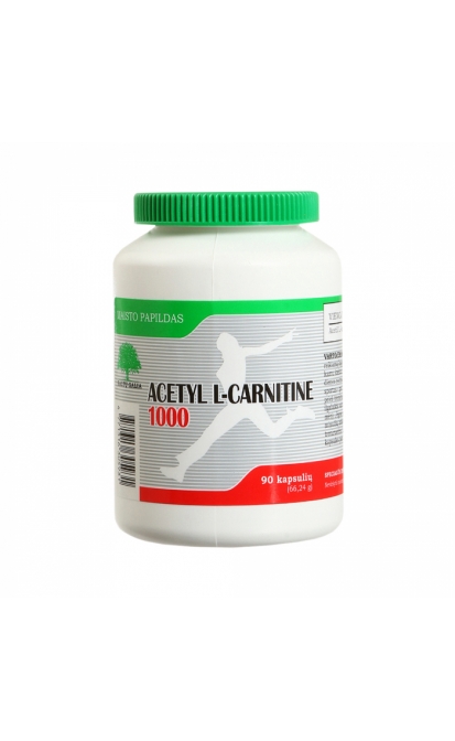 ACETYL L-CARNITINE 1000, 90 kapsulių