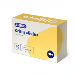 AMBIO KRILIŲ ALIEJUS, 500 mg, 30 kapsulių