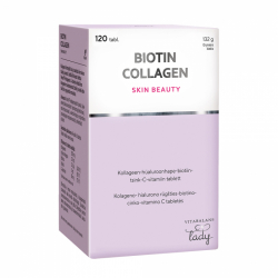 Vitabalans BIOTIN COLLAGEN, 120 dengtų tablečių