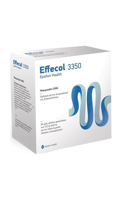 EFFECOL 3350 EPSILON HEALTH 24 paketėliai po 13,3 g