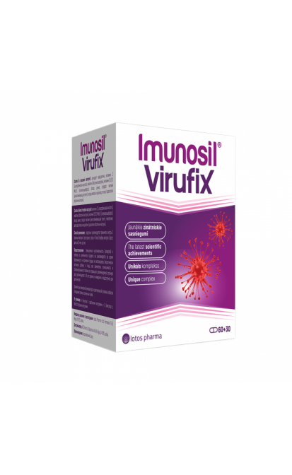 Lotos Pharma IMUNOSIL VIRUFIX, 90 kapsulių