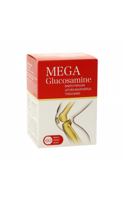 MEGA GLUCOSAMINE, 60 tablečių