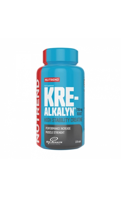 NUTREND kreatino monohidratas KRE-ALKALYN, 120 kapsulių