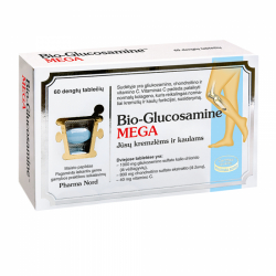 PHARMA NORD BIO-GLUCOSAMINE MEGA, 60 dengtų tablečių