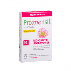 PROMENSIL MENOPAUSE, maisto papildai su raudonojo dobilo izoflavonais, 30 tablečių