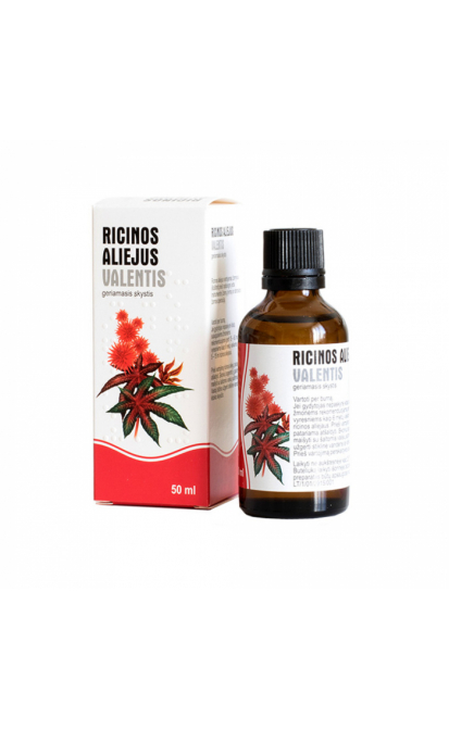 Ricinos aliejus VALENTIS, 50 ml, geriamasis skystis