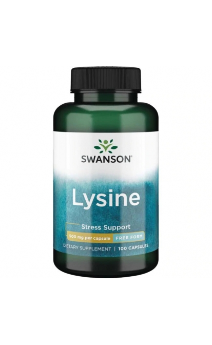 SWANSON L-Lysine - Free Form 500 mg 100 Caps