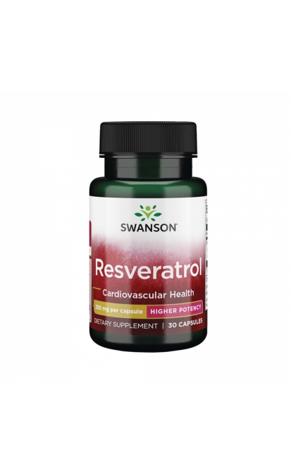 SWANSON RESVERATROLIS 250, 250 mg, 30 kapsulių