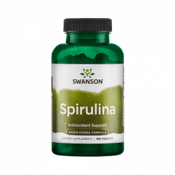 SWANSON SPIRULINA, 500 mg, 180 tablečių