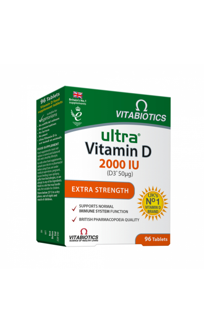 ULTRA VITAMIN D (2000 TV), 96 tabletės