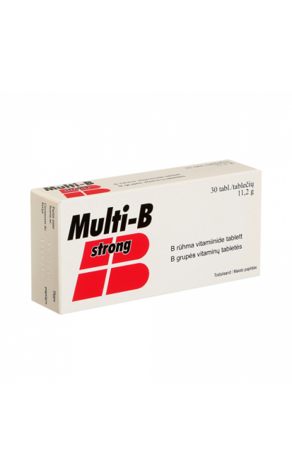 VITABALANS MULTI-B STRONG, 30 tablečių